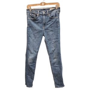 Rag & Bone Jeans Womens 28 Blue High Rise Ankle Skinny